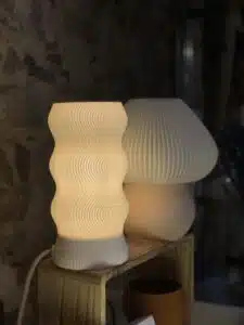 lámpara sostenible impresión 3d