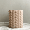 Jarrón rPla impreso 3d_army beige